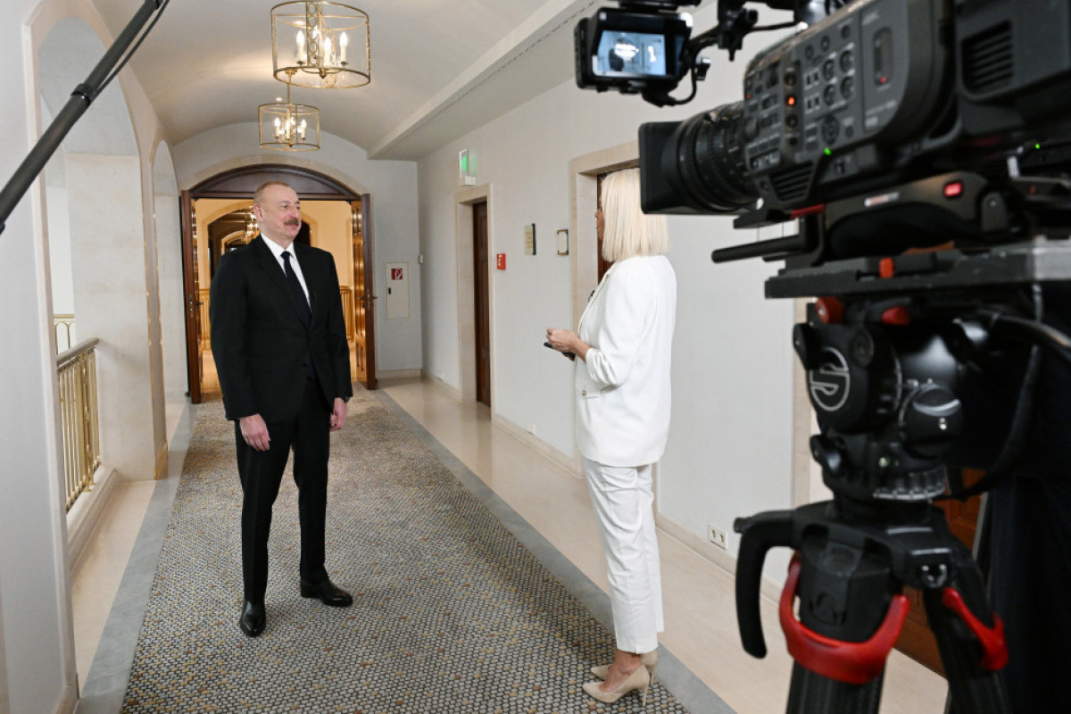 Le président Ilham Aliyev a accordé une interview à la chaîne Euronews