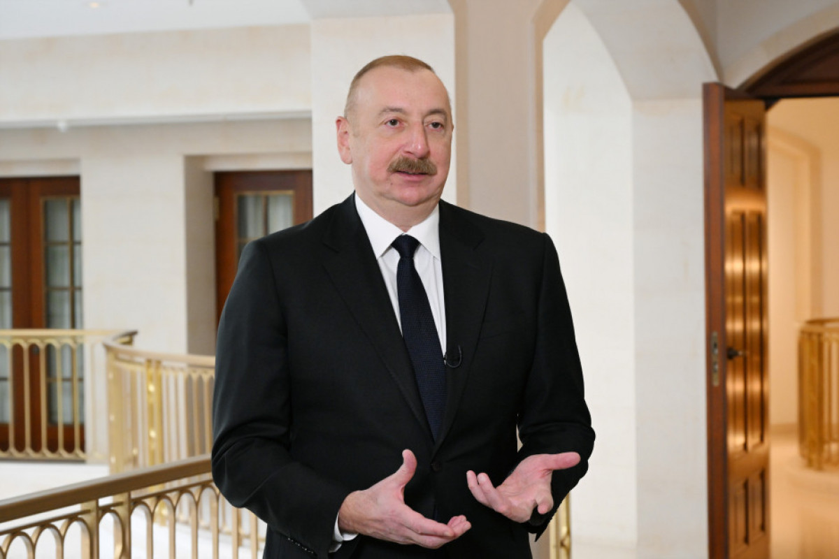 Le président Ilham Aliyev a accordé une interview à la chaîne Euronews