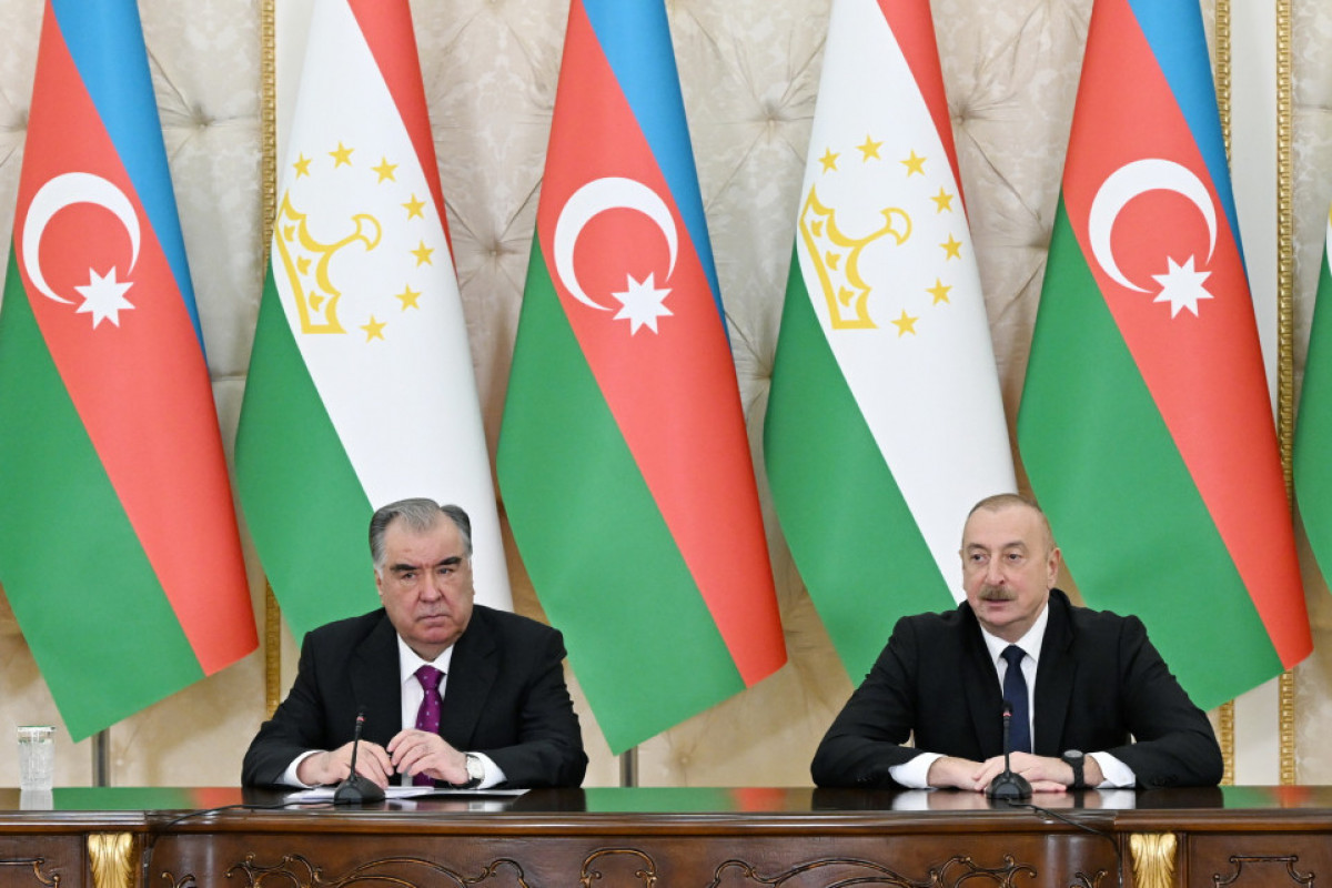 Les présidents azerbaïdjanais et tadjik font des déclarations à la presse VIDEO