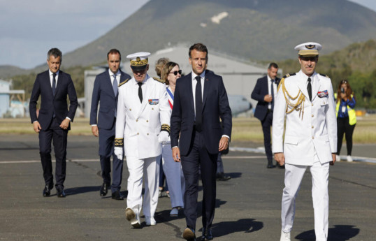 Arrivé du président français en Nouvelle-Calédonie