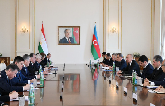 Réunion des présidents azerbaïdjanais et tadjik avec la participation des délégations - Mise à jour 