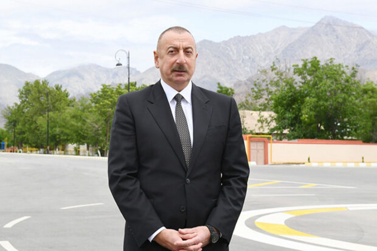 Le président azerbaïdjanais : Les travaux en cours dans les territoires libérés sont d
