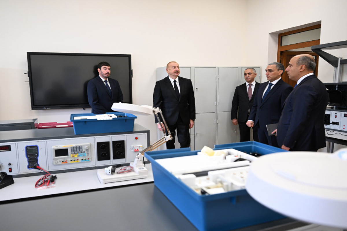 Le président Ilham Aliyev participe à la réouverture de l’Université du Karabagh