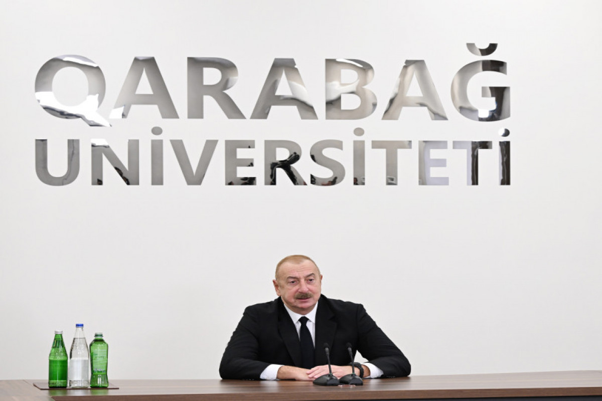 Le président Ilham Aliyev participe à la réouverture de l’Université du Karabagh