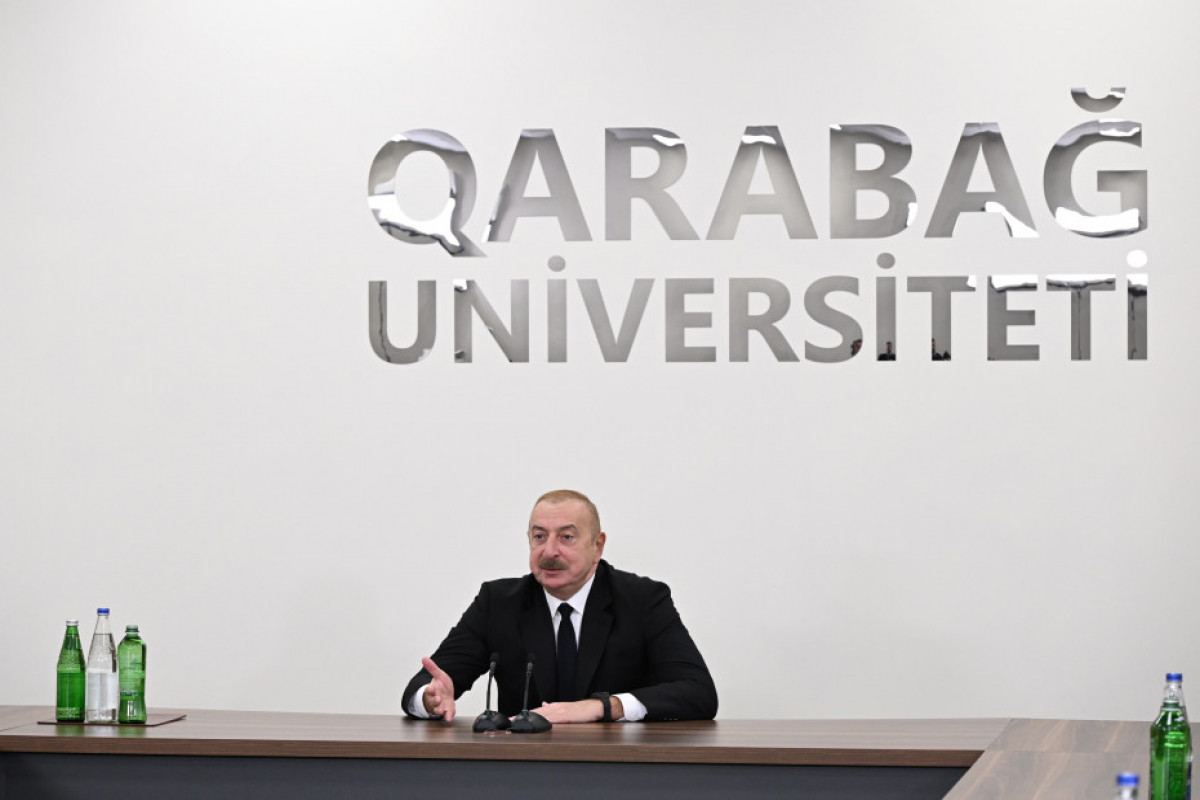 Le président Ilham Aliyev participe à la réouverture de l’Université du Karabagh