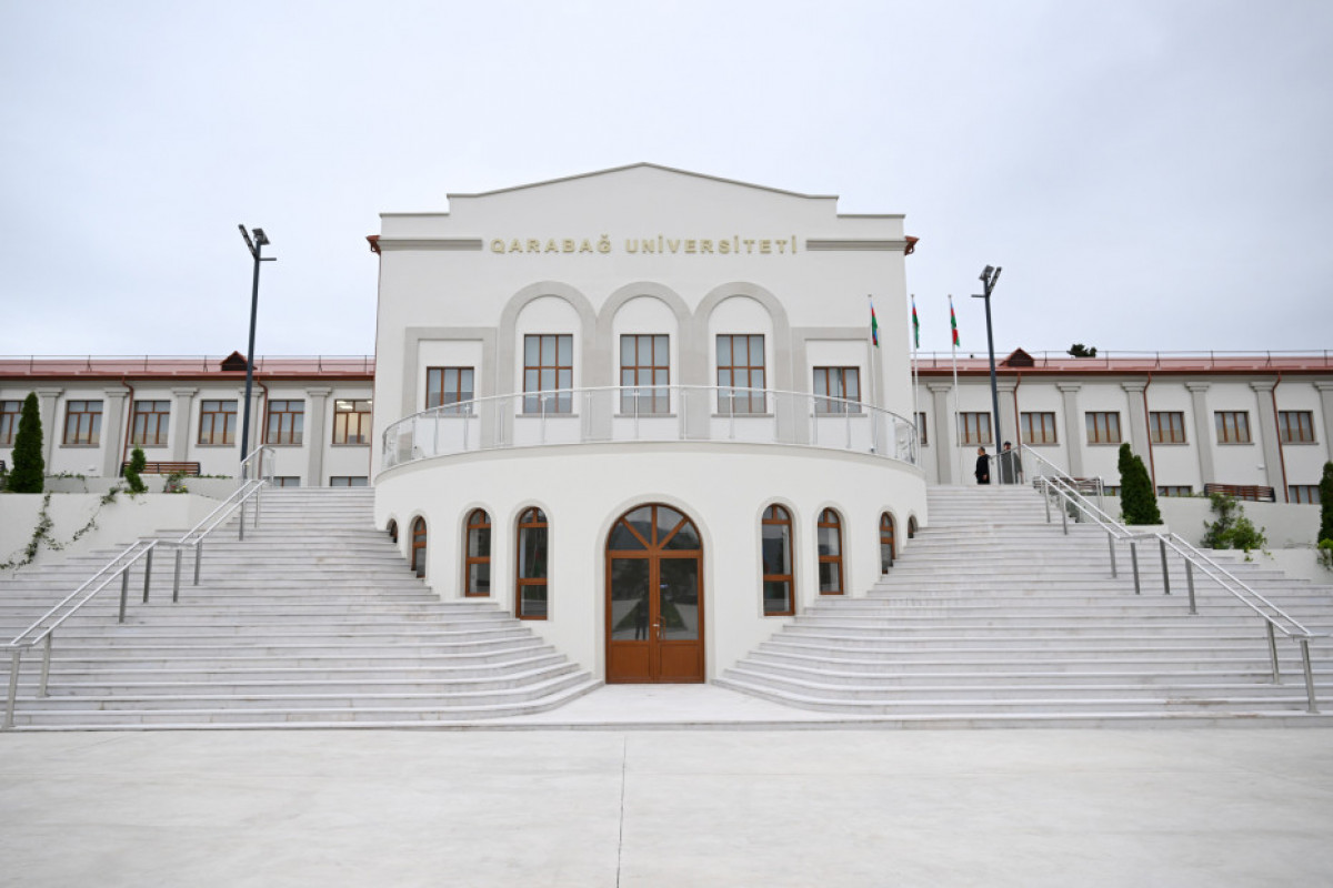 Le président Ilham Aliyev participe à la réouverture de l’Université du Karabagh