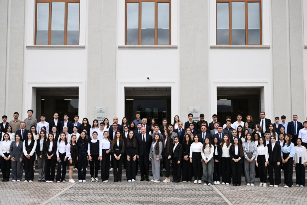 Le président Ilham Aliyev participe à la réouverture de l’Université du Karabagh