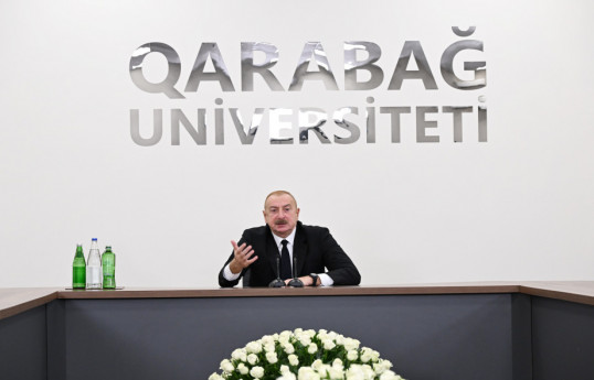 Ilham Aliyev : La création de l'Université du Karabagh est un événement historique