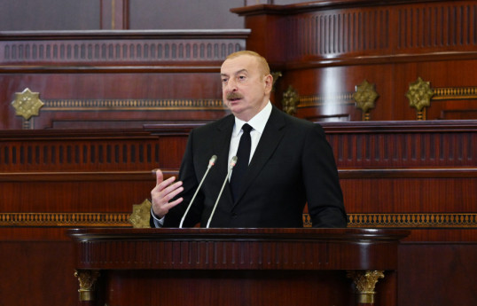 La restauration complète de notre souveraineté ouvre de nouveaux horizons pour le pays - Ilham Aliyev