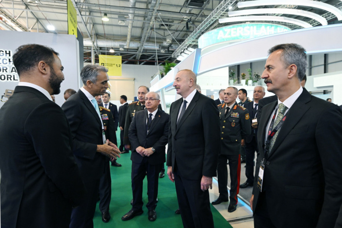 Le président Ilham Aliyev visite les salons ADEX-2024 et Securex Caspian - Photos 
