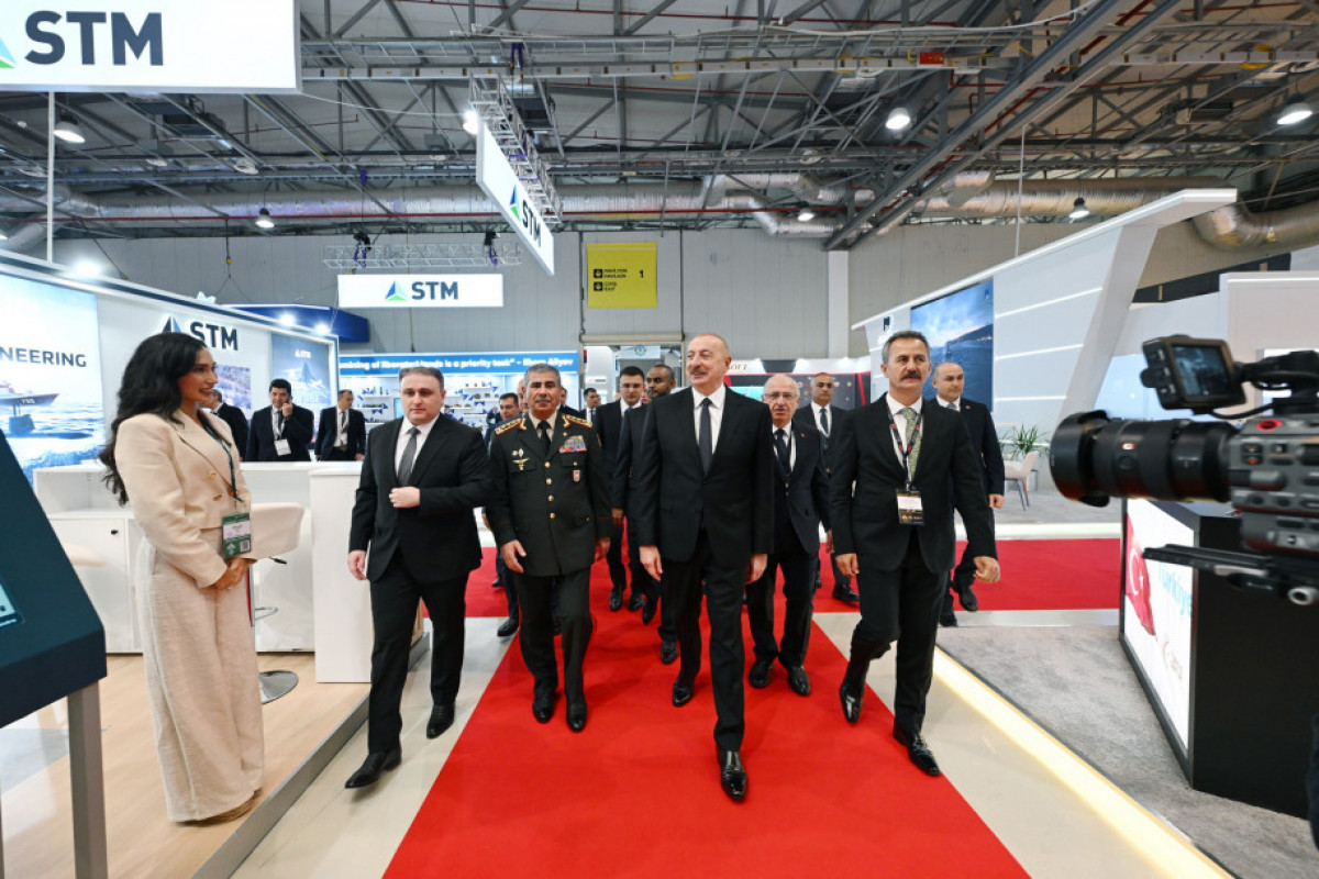Le président Ilham Aliyev visite les salons ADEX-2024 et Securex Caspian - Photos 