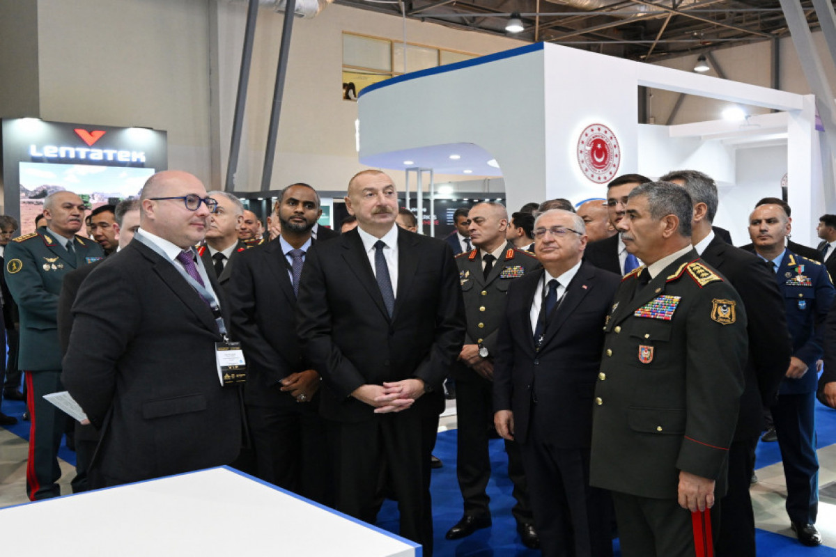 Le président Ilham Aliyev visite les salons ADEX-2024 et Securex Caspian - Photos 