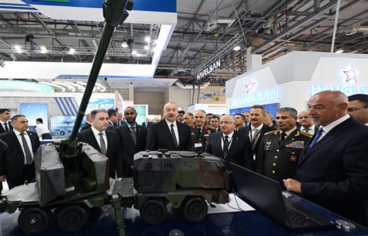 Le président Ilham Aliyev visite les salons ADEX-2024 et Securex Caspian - Photos 