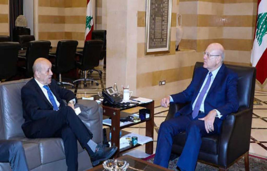 Rencontre entre le Premier ministre du Liban et l'envoyé spécial du Président français