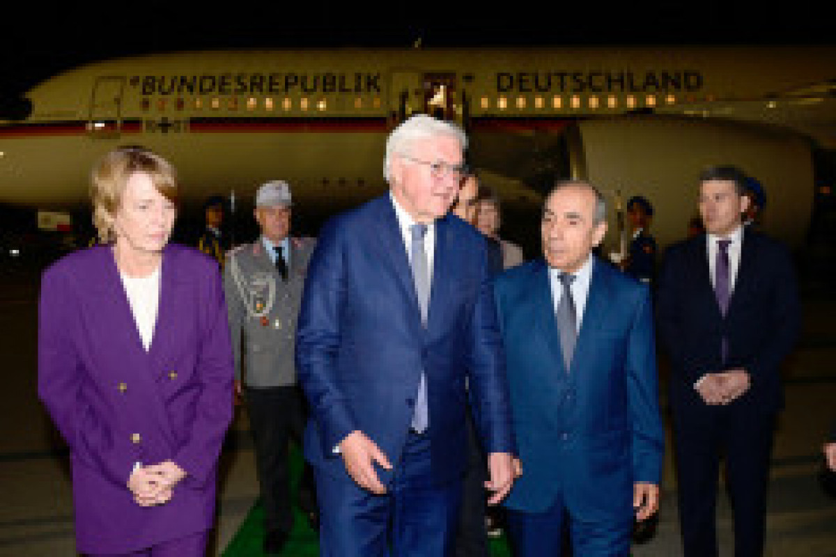 Le président allemand est en visite officielle à Bakou