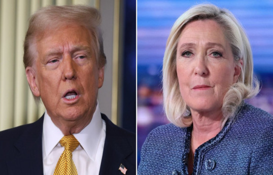 Donald Trump apporte son soutien à la chef de file du Rassemblement national