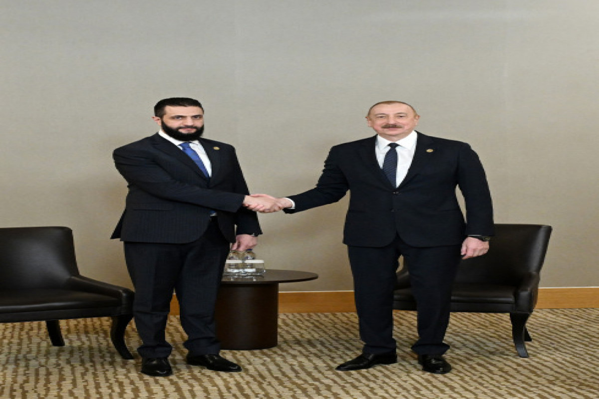Antalya : Entretien du président azerbaïdjanais avec le président de transition syrien
