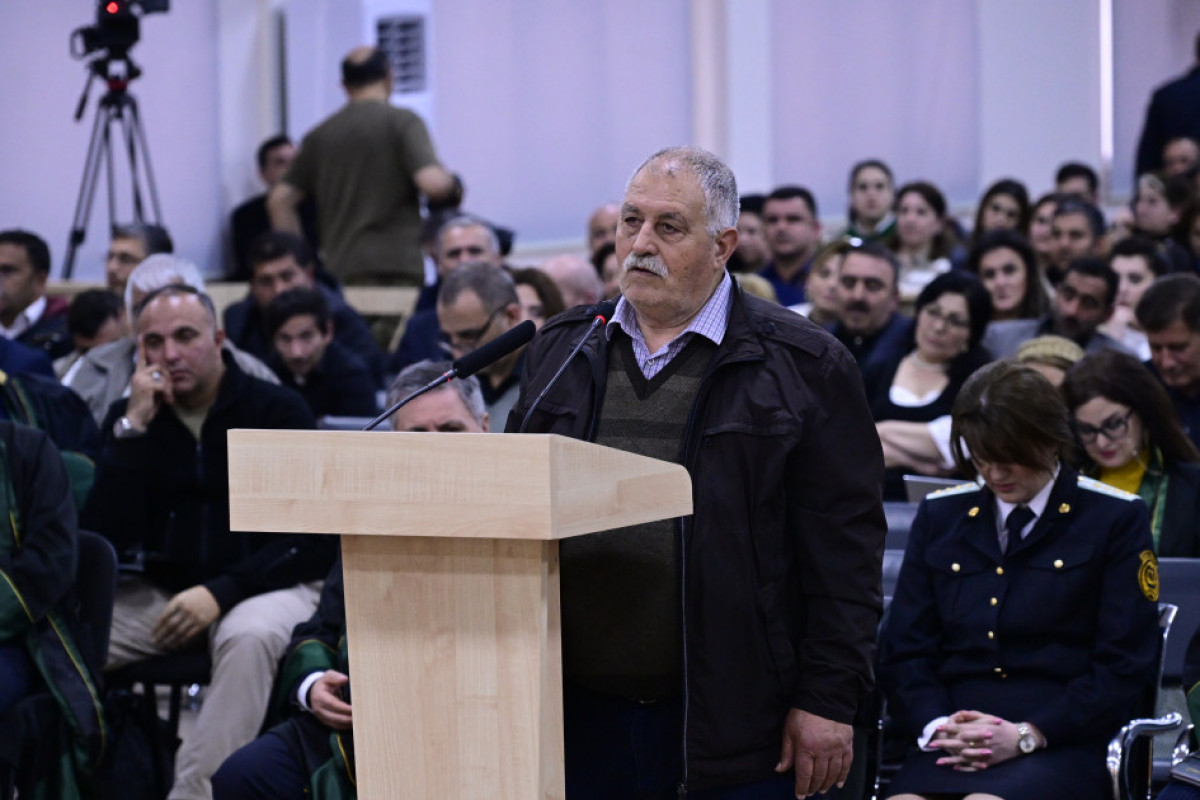 Des vidéos reflétant le meurtre d’un nourrisson de 39 jours brulé vif par des militaires arméniens à Baghanis Aïrym sont projetées lors de l’audience – PROCES 