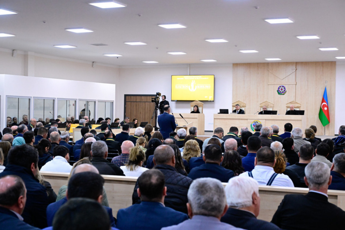 Des vidéos reflétant le meurtre d’un nourrisson de 39 jours brulé vif par des militaires arméniens à Baghanis Aïrym sont projetées lors de l’audience – PROCES 