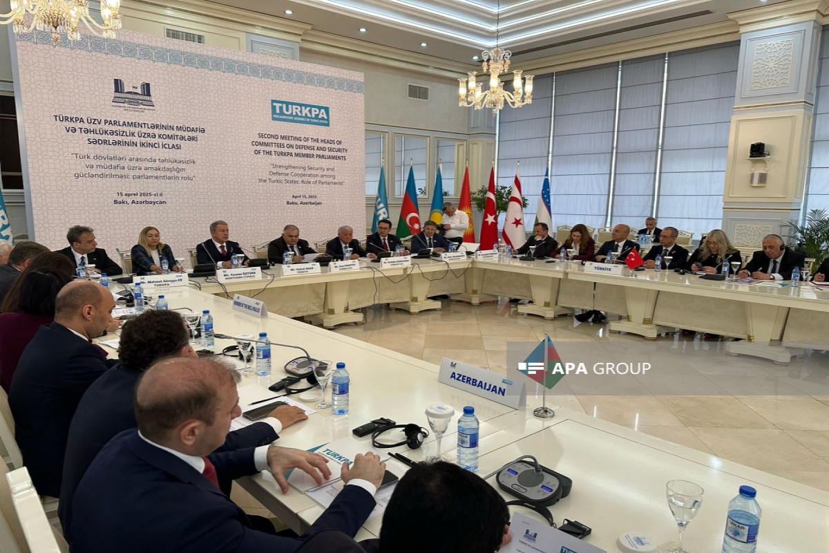 Deuxième réunion des présidents des commissions de défense et de sécurité des parlements membres de la TURKPA à Bakou - Photo 