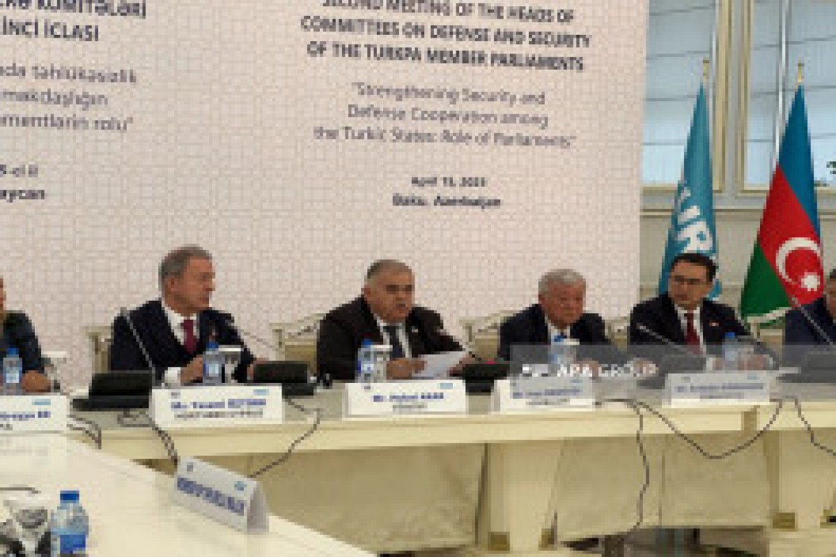 Deuxième réunion des présidents des commissions de défense et de sécurité des parlements membres de la TURKPA à Bakou - Photo 