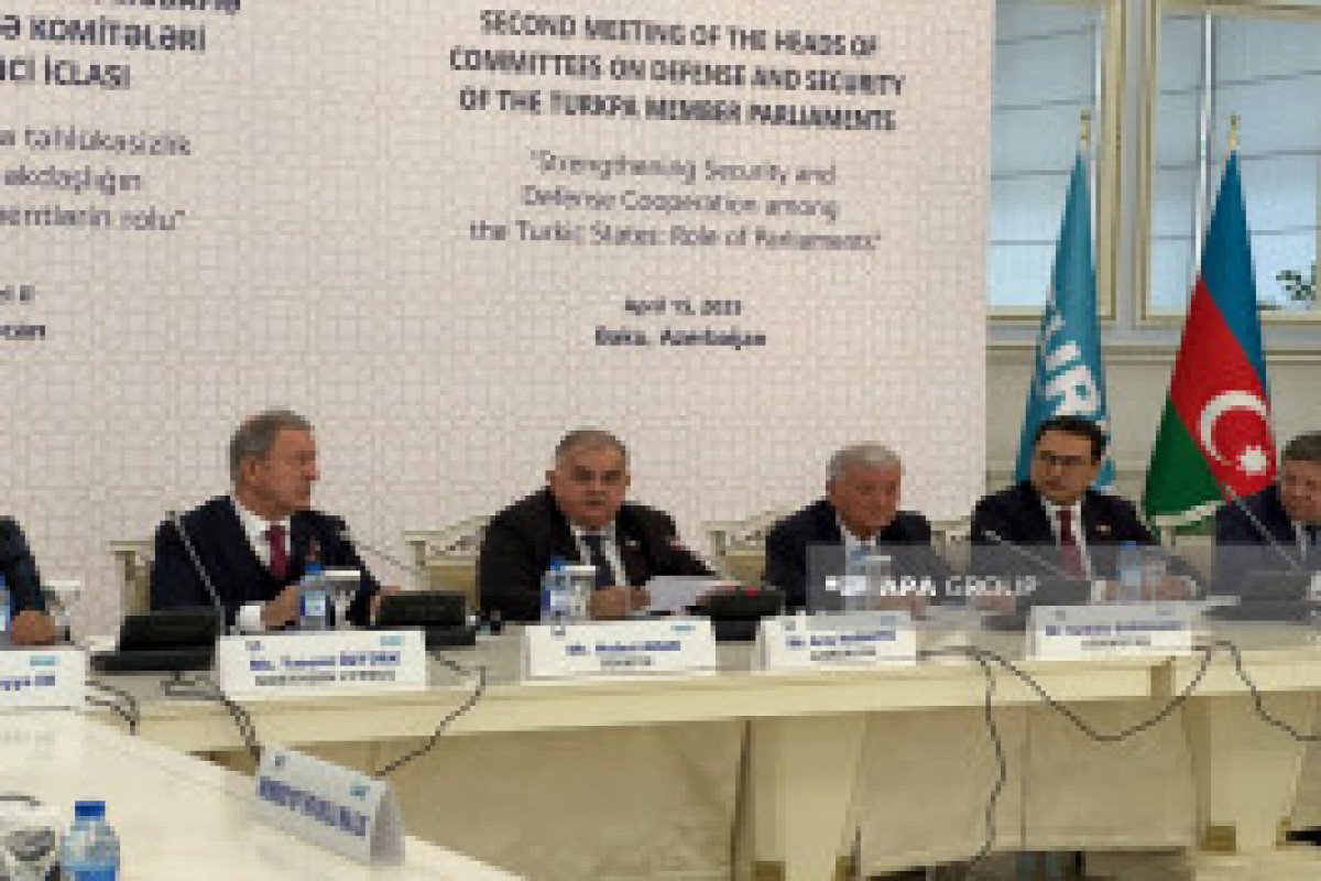 Deuxième réunion des présidents des commissions de défense et de sécurité des parlements membres de la TURKPA à Bakou - Photo 