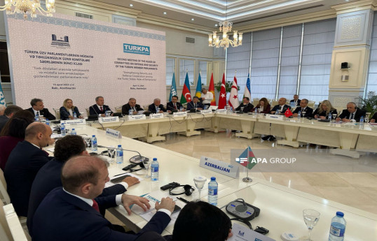 Deuxième réunion des présidents des commissions de défense et de sécurité des parlements membres de la TURKPA à Bakou - Photo 