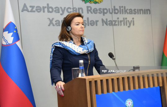 La ministre slovène des Affaires étrangères appelle l'Azerbaïdjan et l'Arménie à signer rapidement l'accord de paix