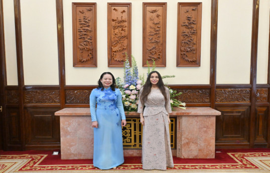 Entretien entre la vice-présidente de la Fondation Heydar Aliyev et la vice-présidente du Vietnam