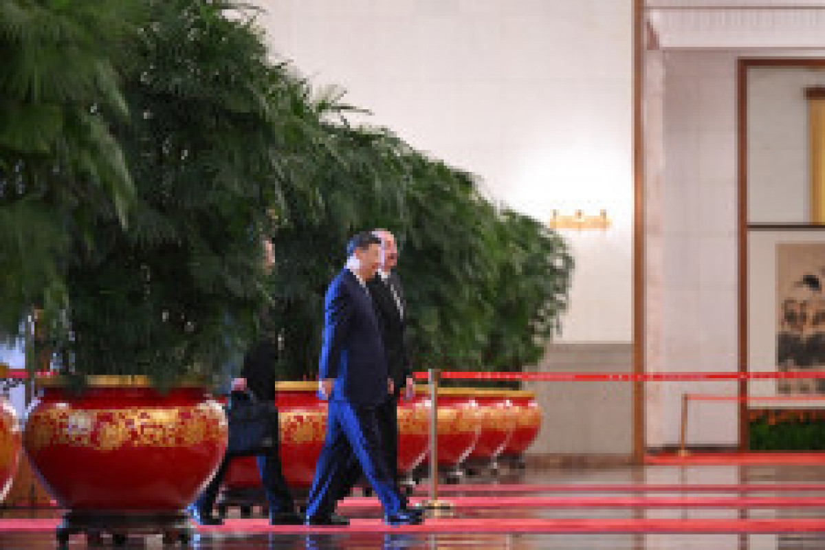 Cérémonie d’accueil officiel du président azerbaïdjanais à Pékin