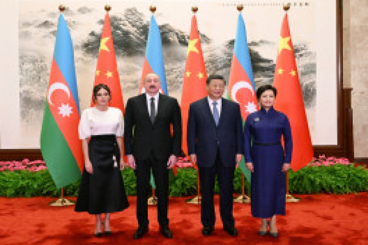 Cérémonie d’accueil officiel du président azerbaïdjanais à Pékin