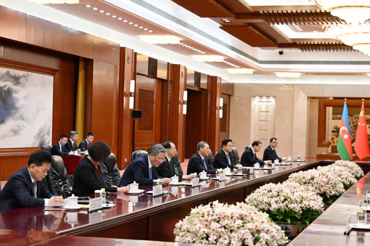 Ilham Aliyev rencontre le Premier ministre chinois
