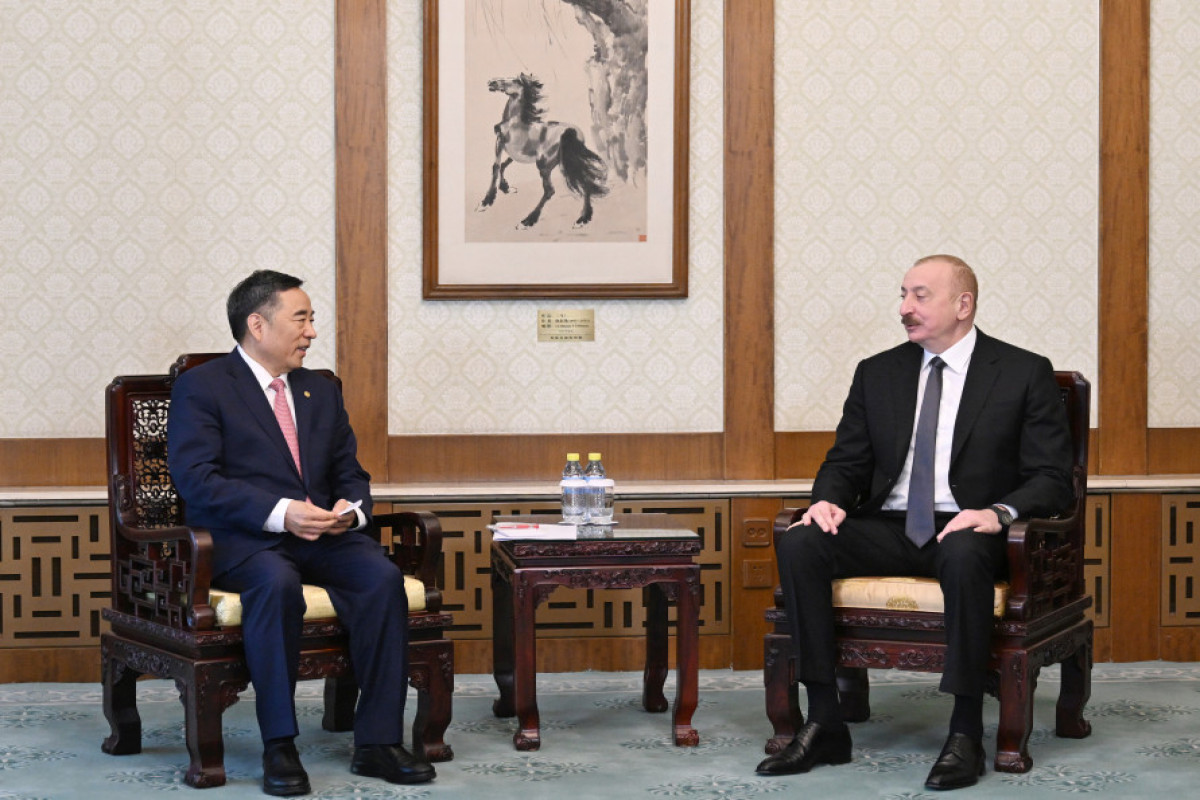 Le président azerbaïdjanais rencontre le président de la société China Energy Engineering Corporation Limited