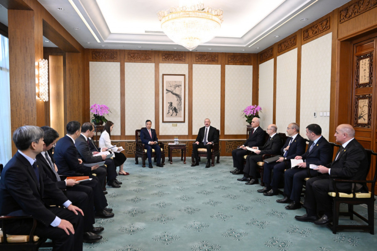 Le président azerbaïdjanais rencontre le président de la société China Energy Engineering Corporation Limited