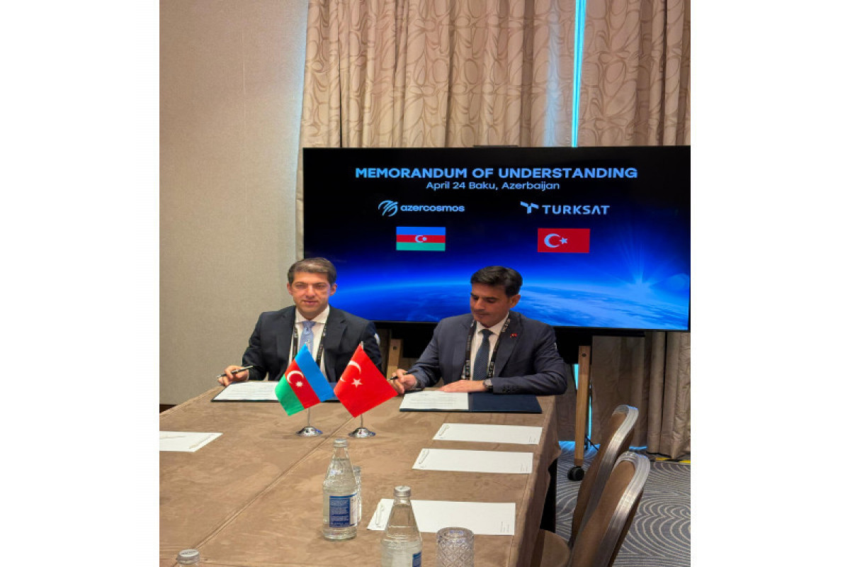 L’Azercosmos et la Türksat signent un mémorandum d'accord