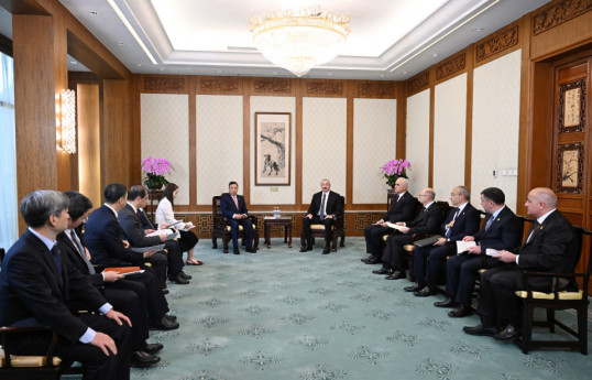 Le président azerbaïdjanais rencontre le président de la société China Energy Engineering Corporation Limited
