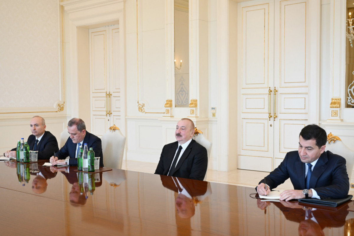 Le président azerbaïdjanais reçoit le secrétaire général de l’OSCE