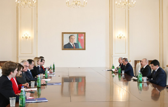 Le président Ilham Aliyev reçoit la Haute représentante de l’UE
