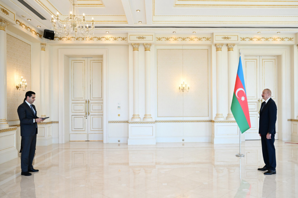 Le président azerbaïdjanais reçoit les lettres de créance du nouvel ambassadeur de Slovaquie