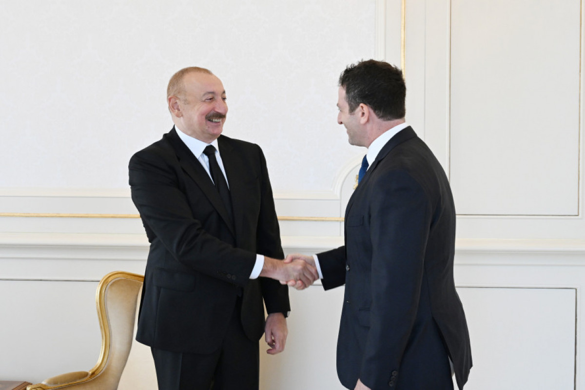 Le président azerbaïdjanais reçoit le président des affaires globales chez le Goldman Sachs Group Inc