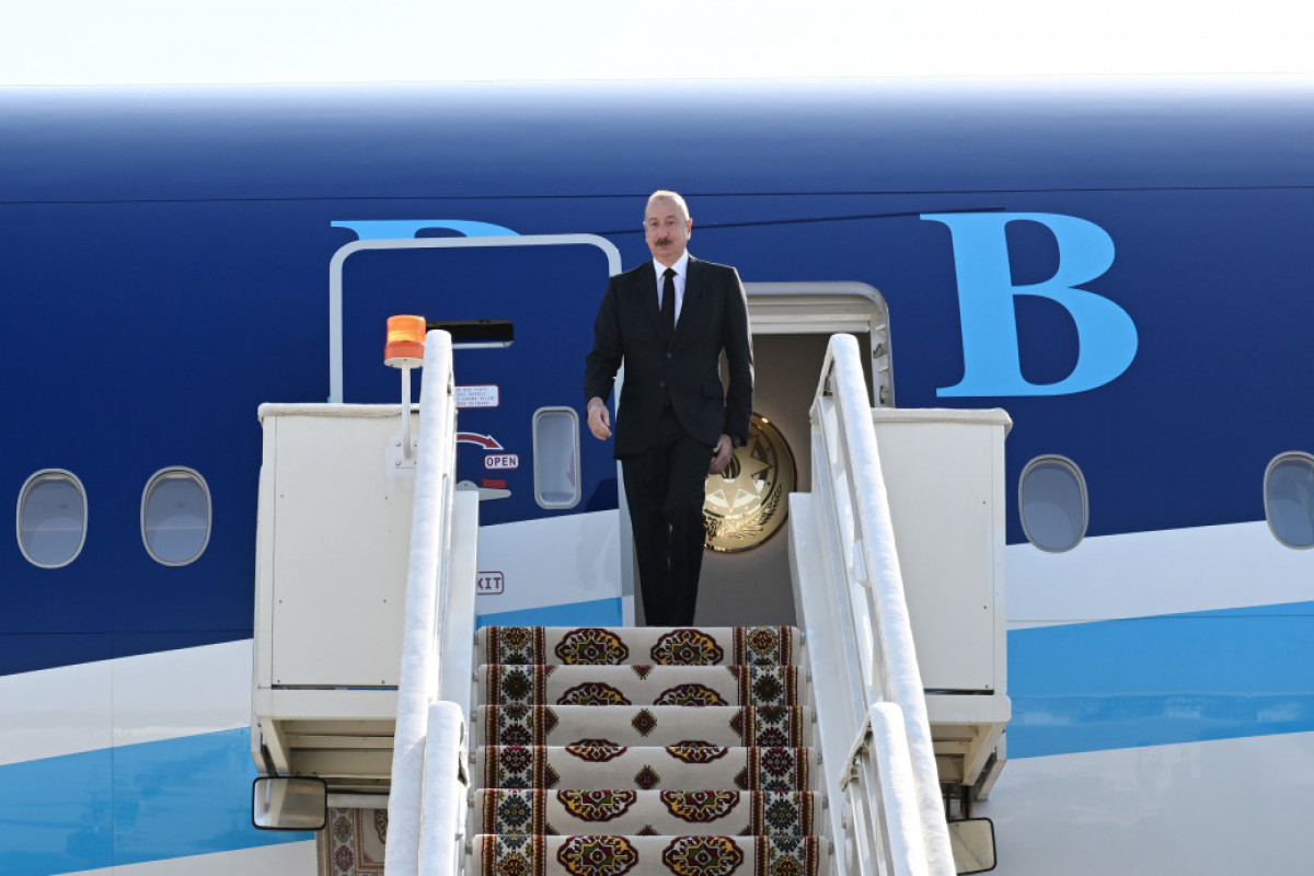 Le président Ilham Aliyev est en visite de travail au Turkménistan
