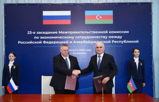 Astrakhan accueille la réunion de la Commission intergouvernementale azerbaïdjano-russe pour la coopération économique
