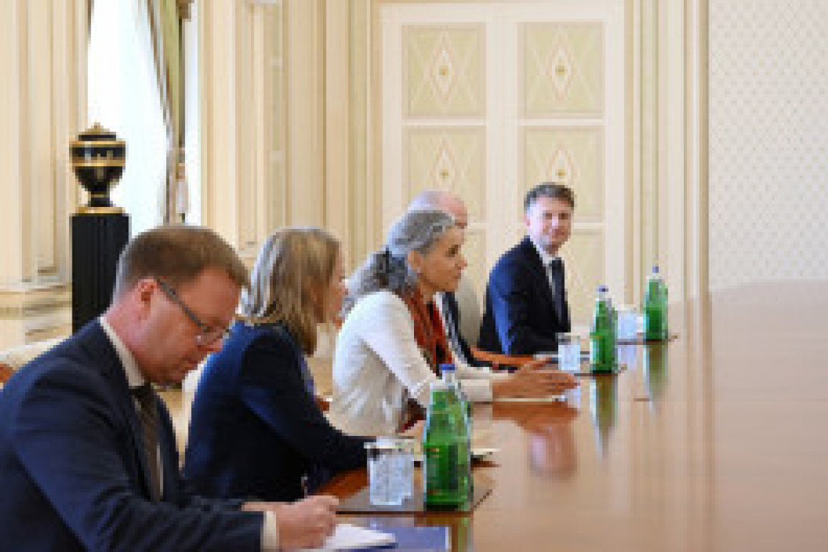 Le président Ilham Aliyev reçoit la représentante spéciale de l’UE pour le Caucase du Sud