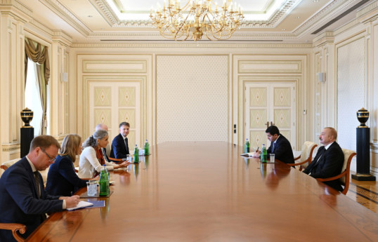 Le président Ilham Aliyev reçoit la représentante spéciale de l’UE pour le Caucase du Sud
