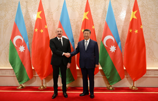 Les présidents azerbaïdjanais et chinois se rencontrent à Tianjin
