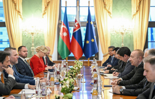À Bratislava, une réunion en format élargi entre les présidents d’Azerbaïdjan et de Slovaquie a eu lieu-ACTUALISÉ 
