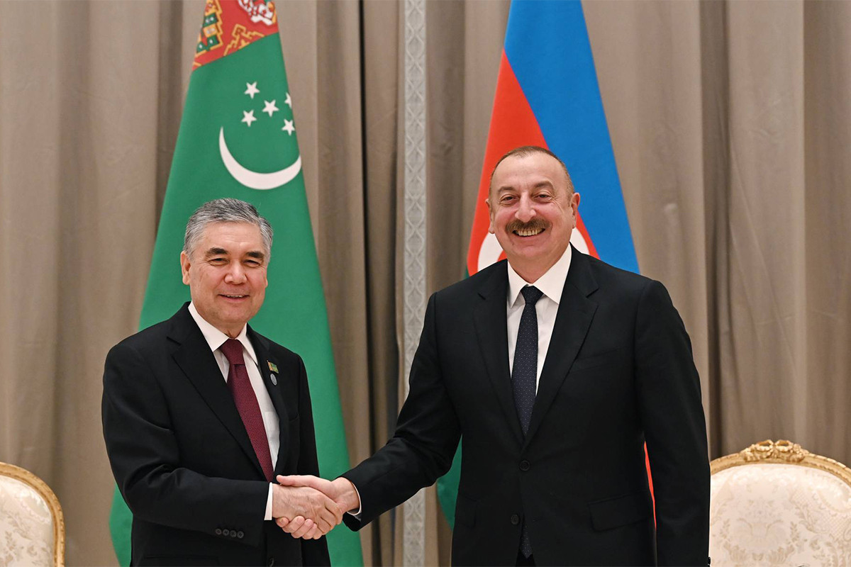 Gourbangouly Berdimoukhamedov a félicité le président Ilham Aliyev