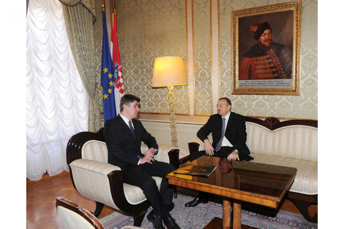 Leader de la Croatie a félicité le président Ilham Aliyev