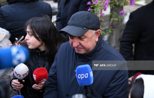 Nous attendons que ceux qui ont causé l’accident soient punis, dit le père de la Héroïne nationale Hokuma Aliyeva
