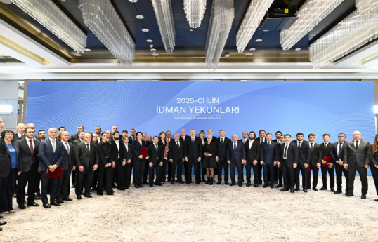 Président Ilham Aliyev a participé à la cérémonie consacrée aux résultats sportifs de l’année 2025